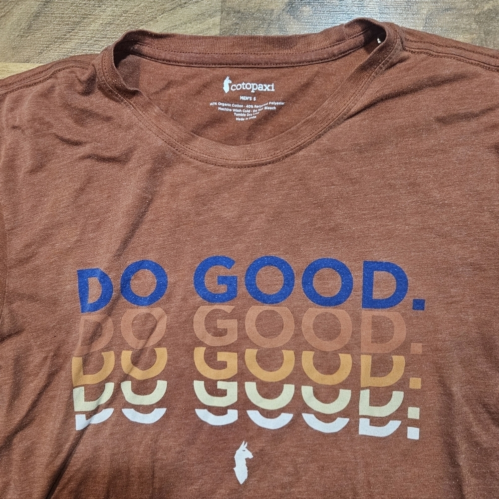 Cotopaxi Do Good Graphic Tee Men’s Small Rust Orange - Picture 2 of 7